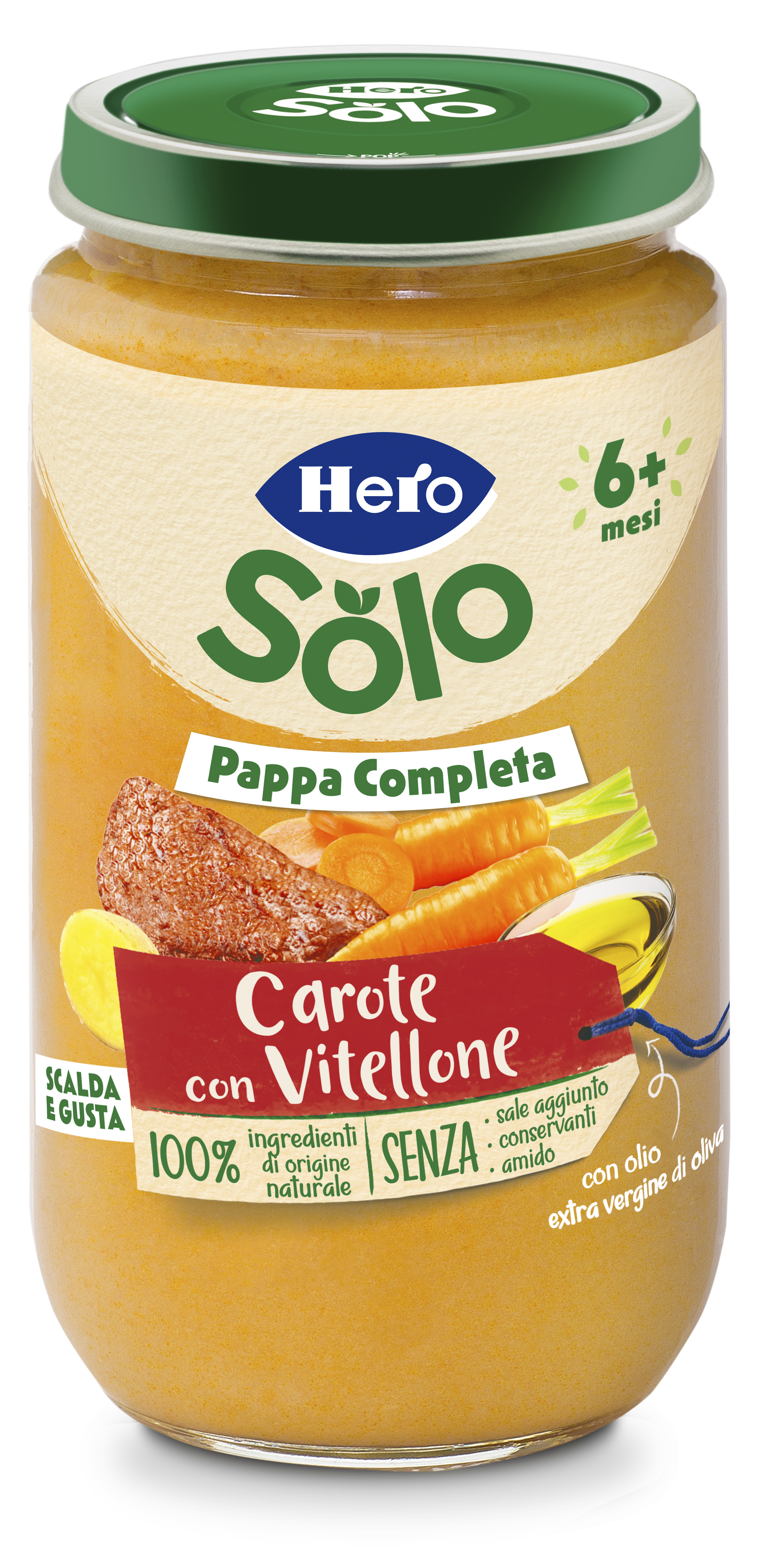 Hero Solo Pappa Completa - Carote con Vitellone